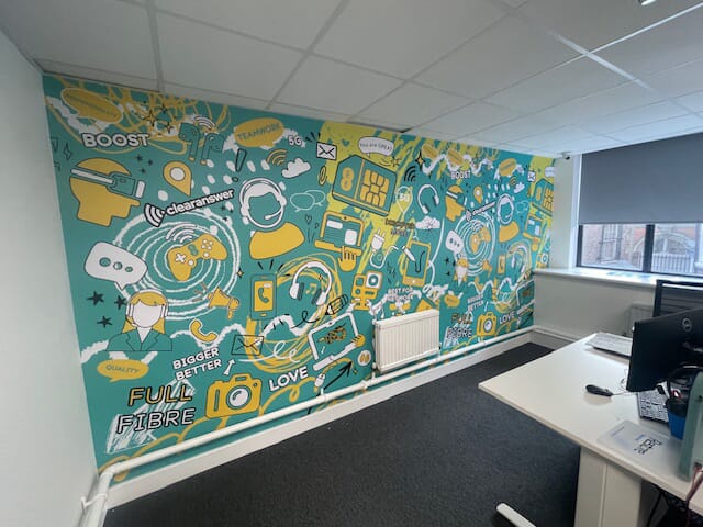 An image of a wall graphic by FASTSIGNs